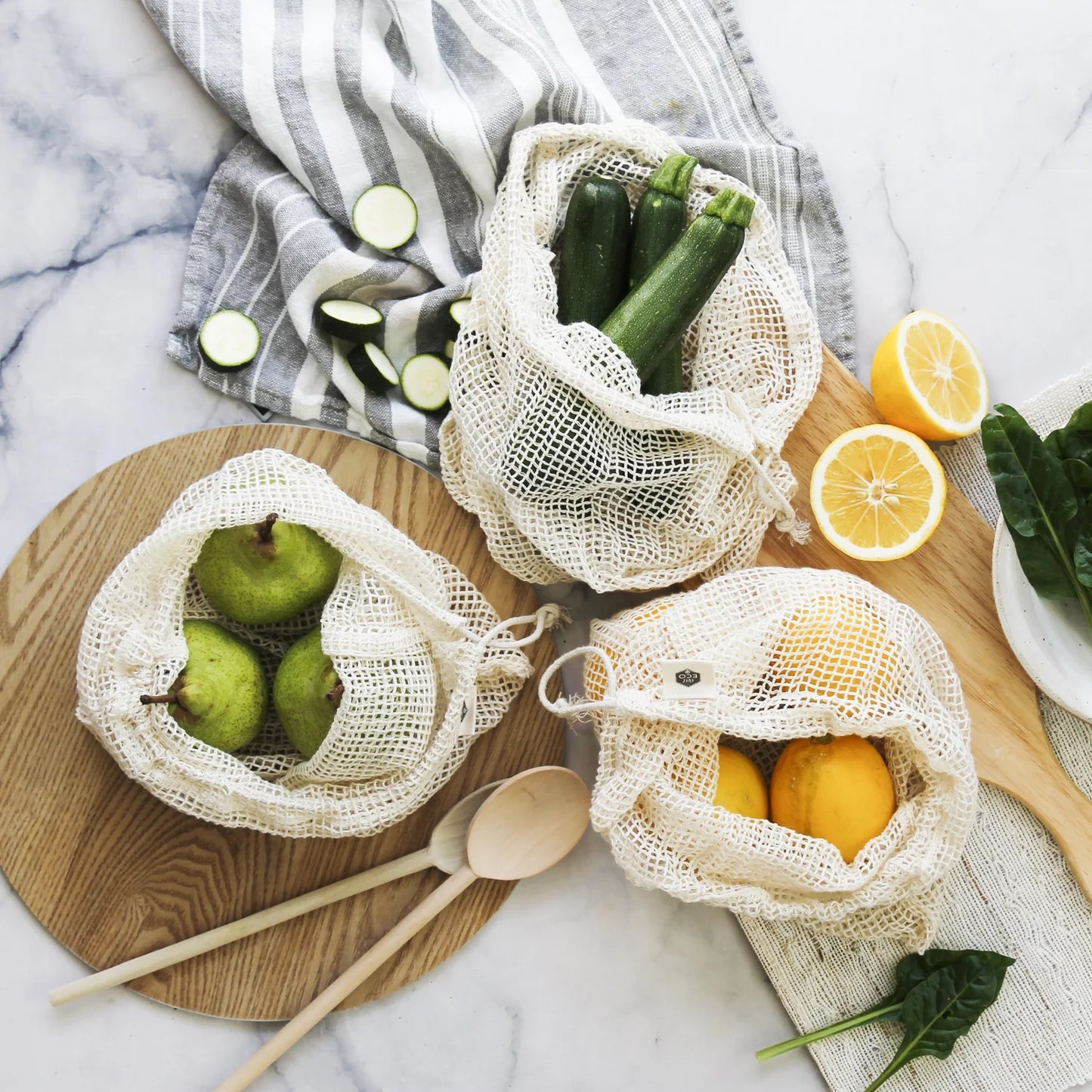 Ever Eco Organic Cotton Net Reusable Produce