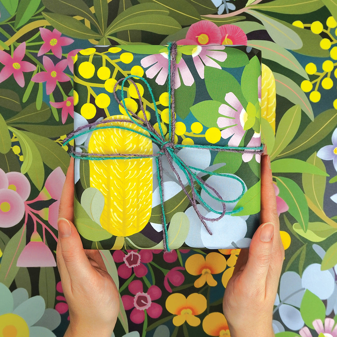 Earth Greetings Wrapping Paper - Where Flowers Bloom