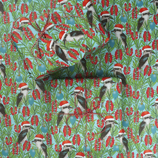 Earth Greetings Wrapping Paper - Jolly Kookaburras