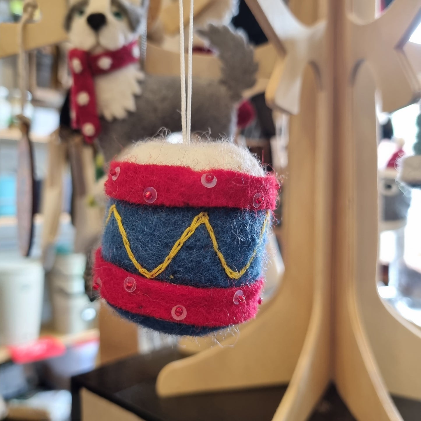 Drum Christmas Tree Decoration