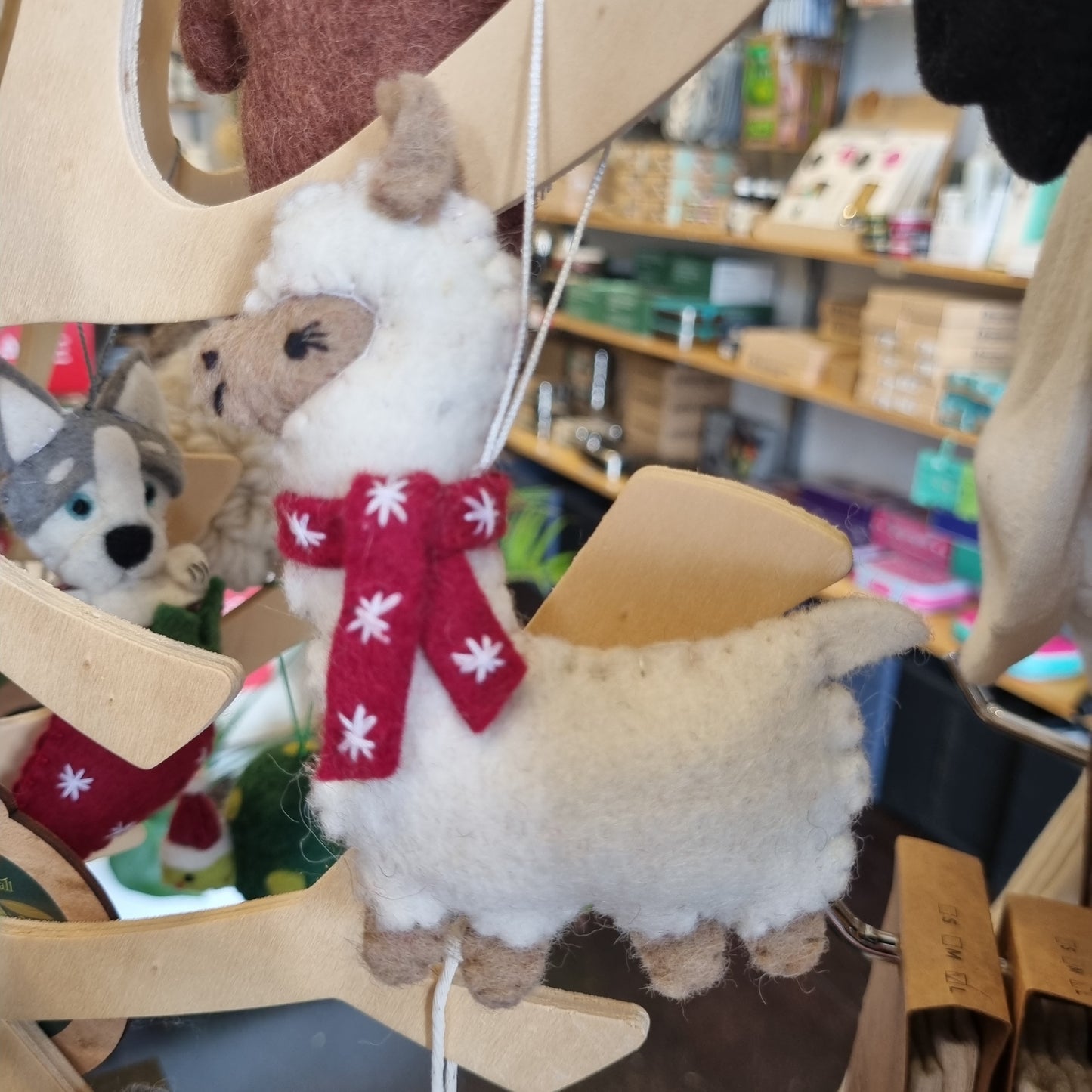 Llama Christmas Tree Decoration