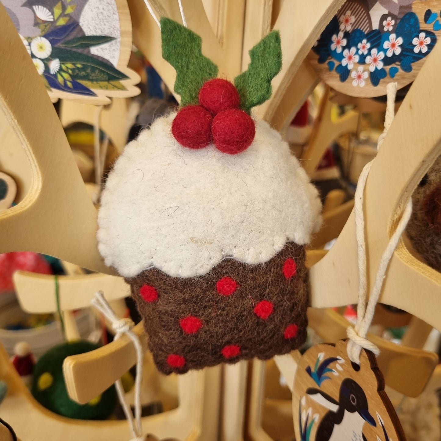 Pudding Christmas Tree Decoration