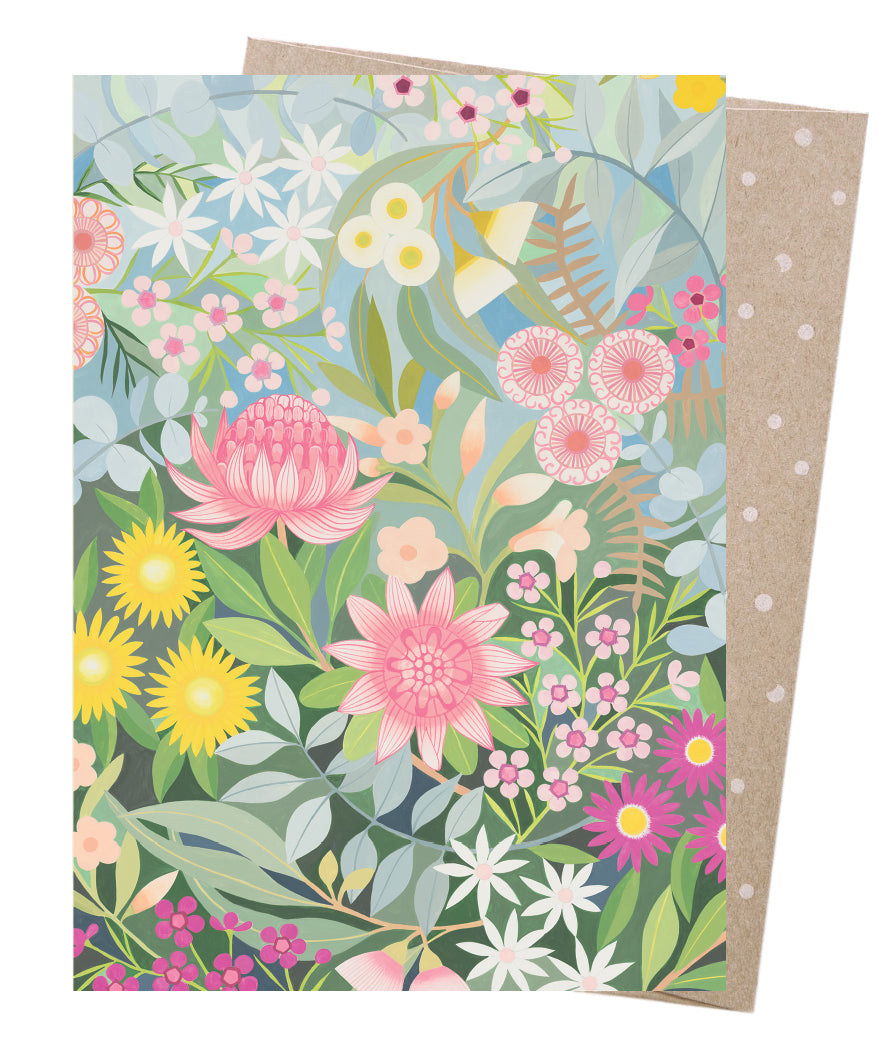 Earth Greetings Card - Bush Bouquet