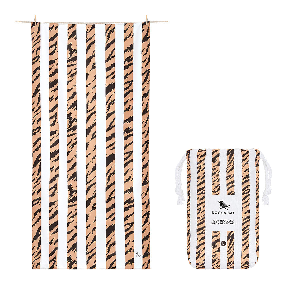 Dock & Bay: L Beach Towel - L