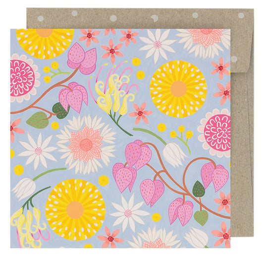 Earth Greetings Mini Card - Wildflower Moor