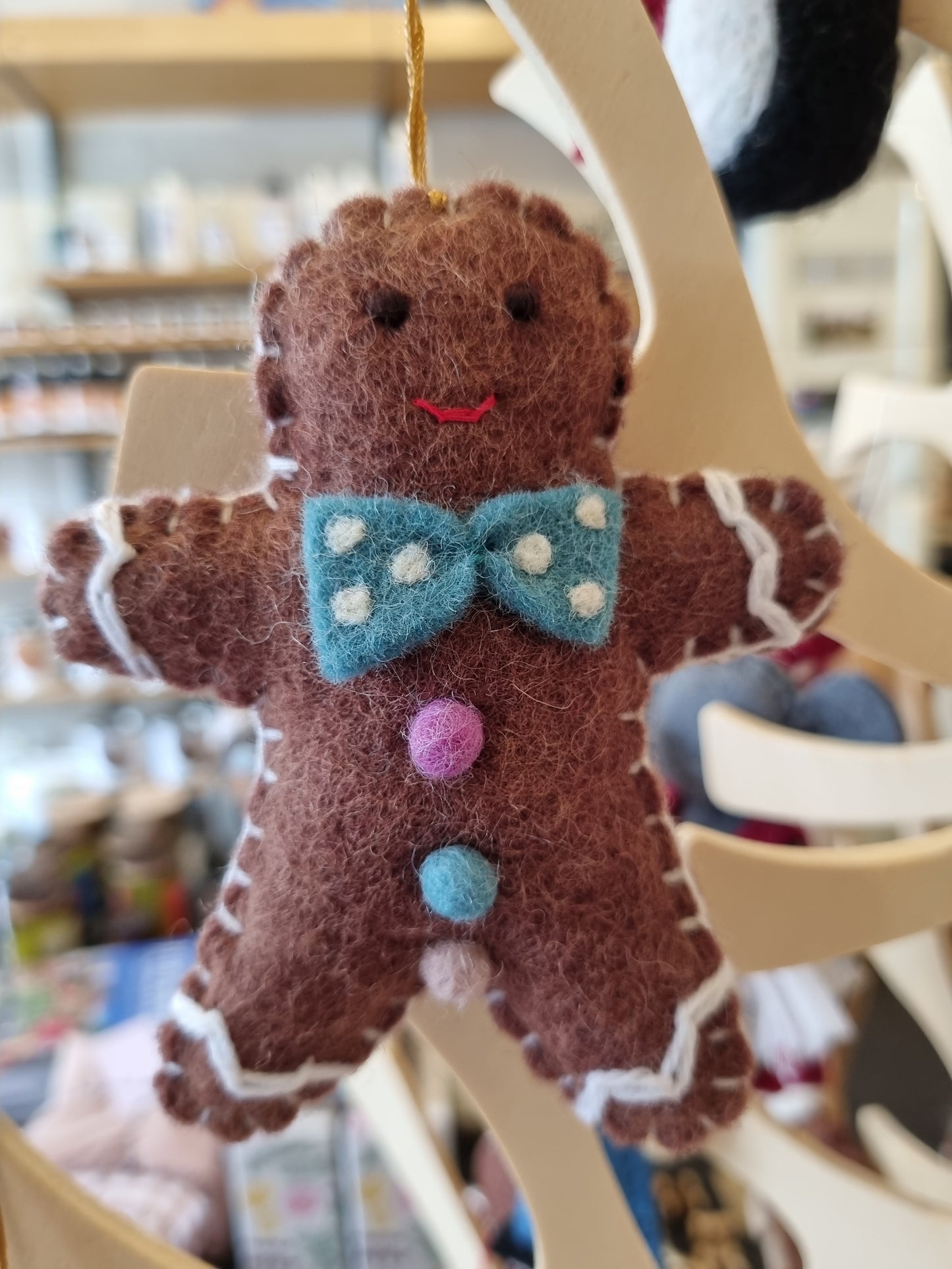Gingerbread People Christmas Tree Decoration