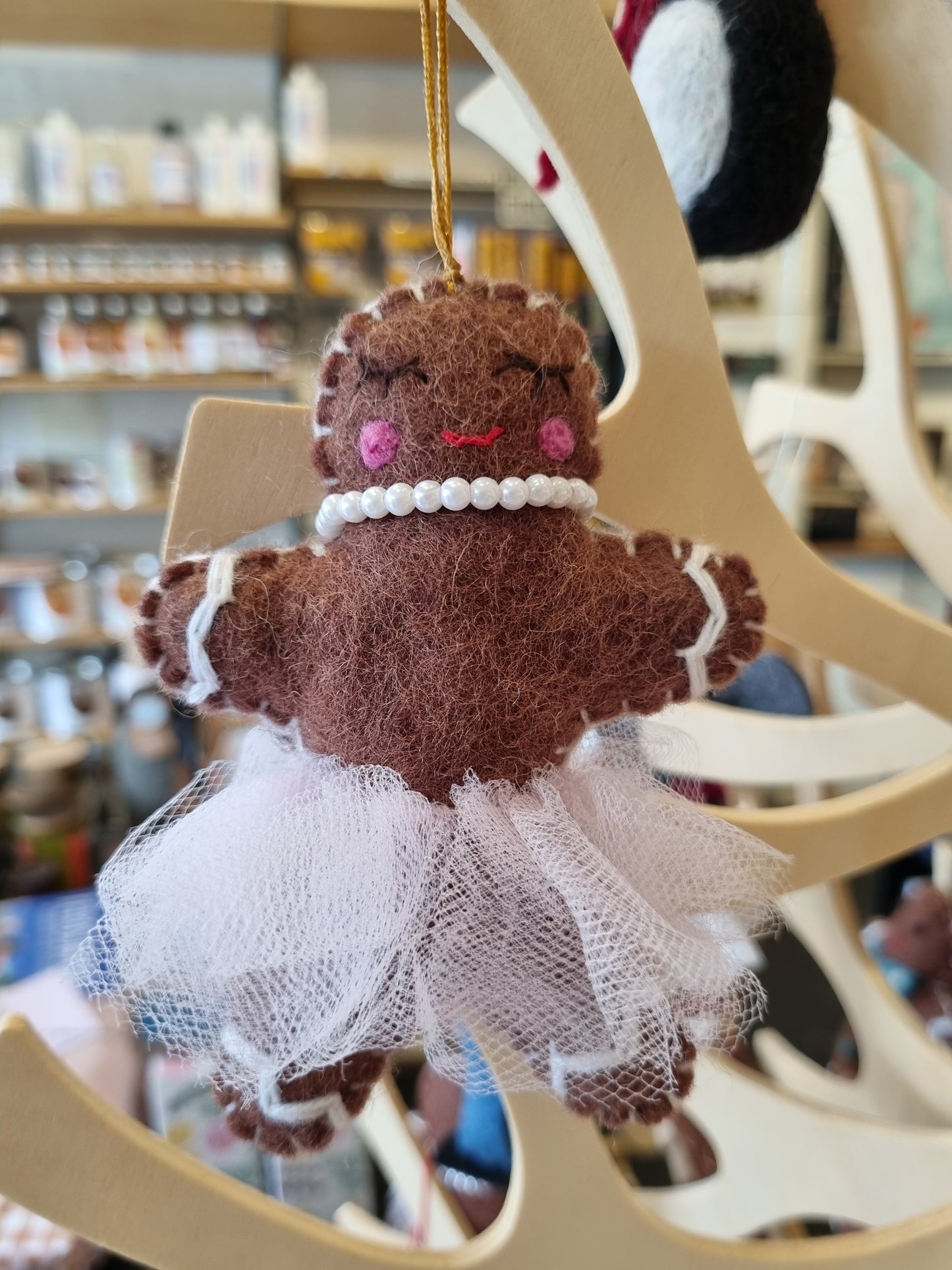 Gingerbread People Christmas Tree Decoration