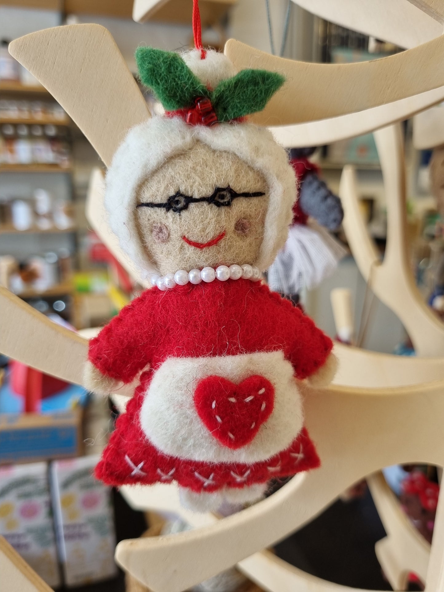 Mr & Mrs Claus Christmas Tree Decorations