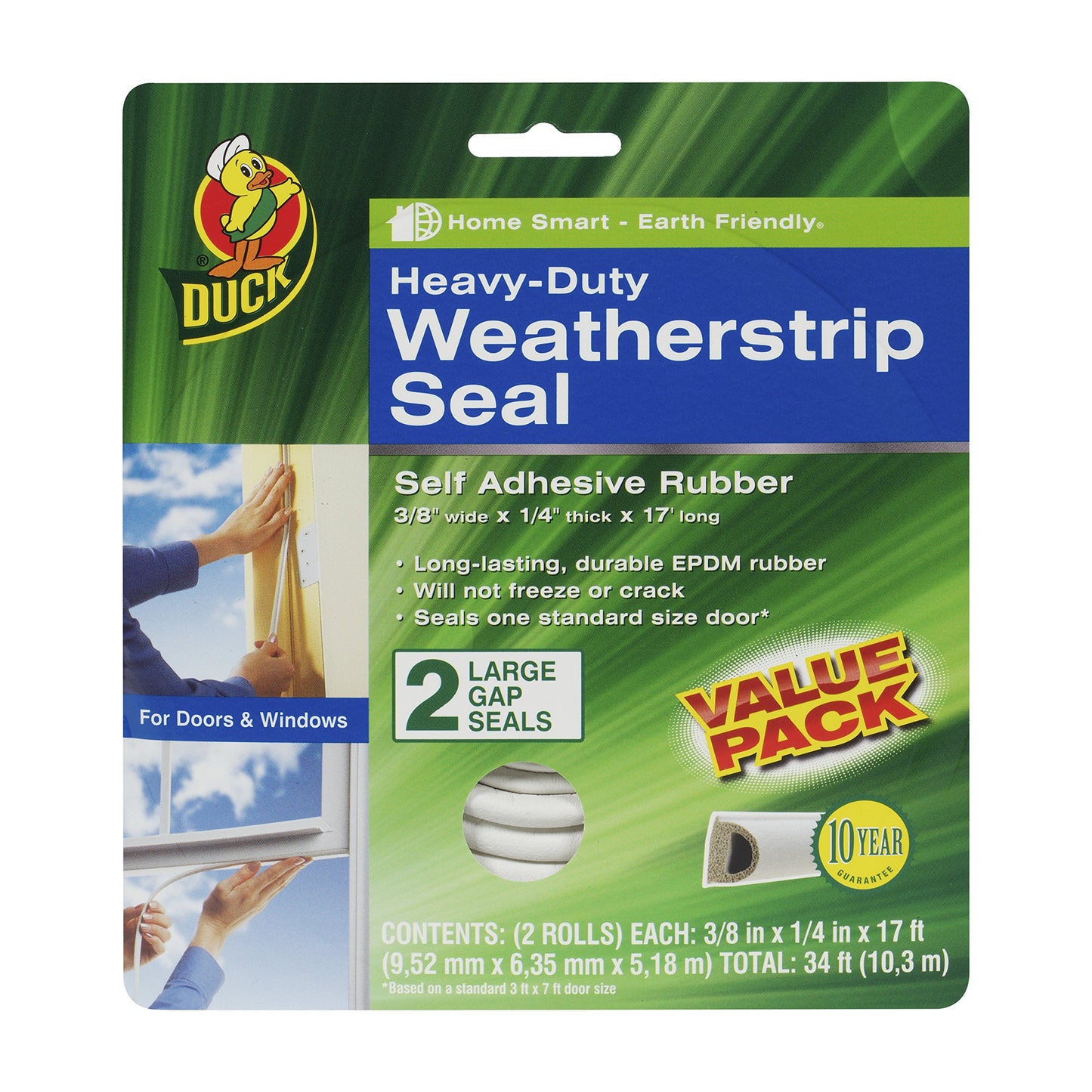 Duck Heavy Duty Weatherstrip Seal Rubber L