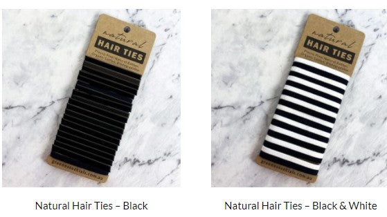 Plastic Free Hair Ties