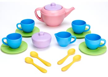 Green Toys Recycled Plastic Tea Set 15pc