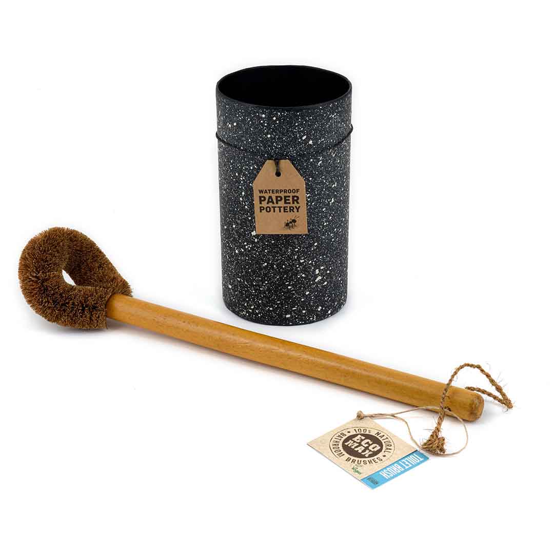 Paper Pottery Toilet Brush Holder