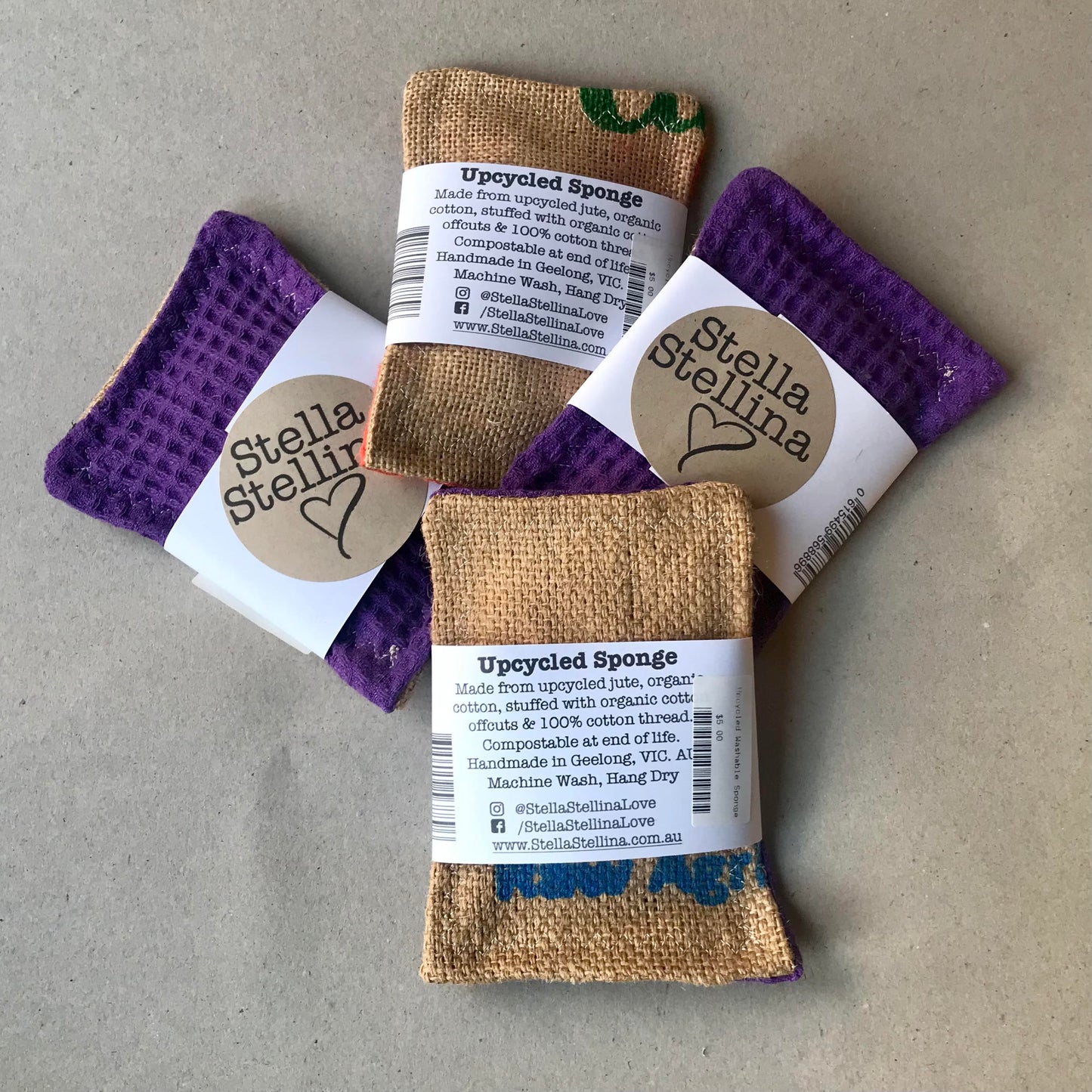 Upcycled Washable Sponge