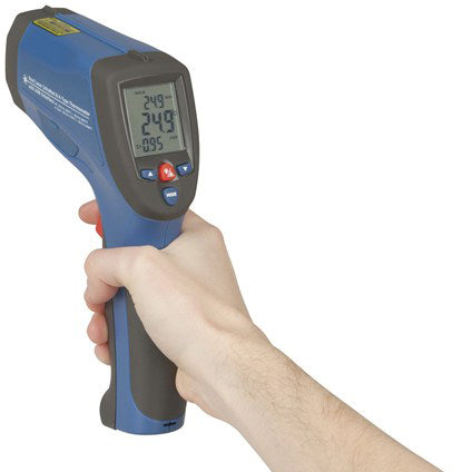 Pro High Temperature Non-Contact Thermometer with K-Type Probe Support and USB