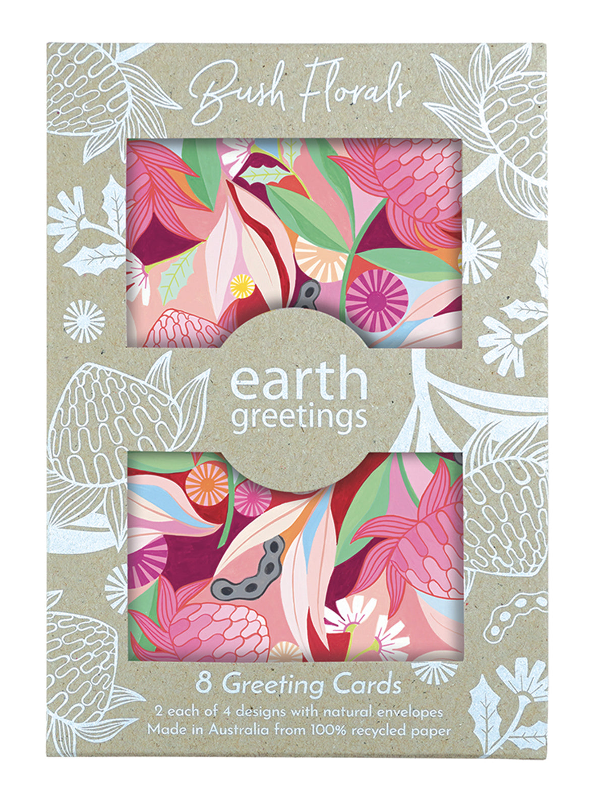 Earth Greetings - Bush Florals Assorted Card Pack