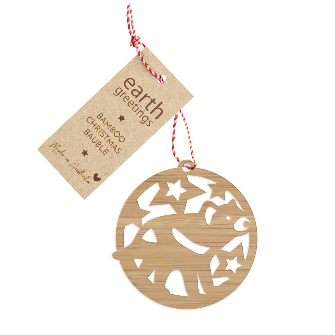 Earth Greetings Bamboo Baubles Singles