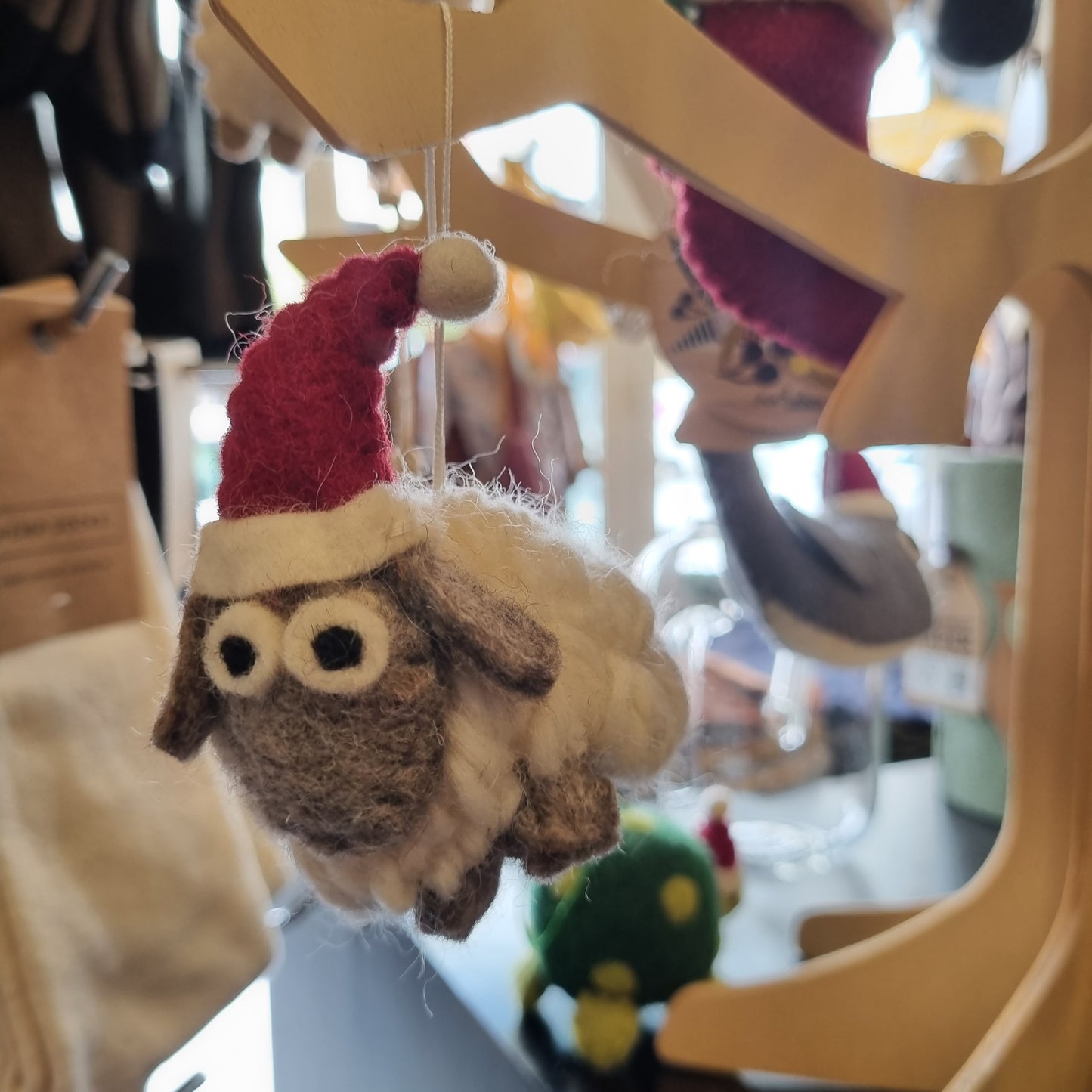 Woolly Sheep Christmas Decoration