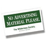 No Advertising Material