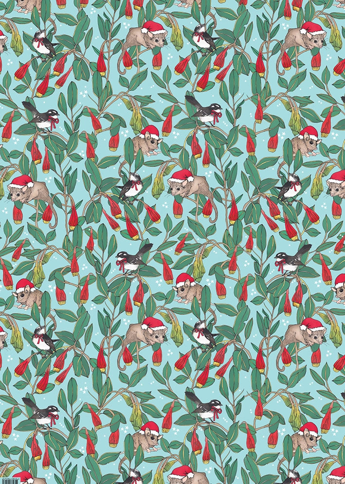Earth Greetings Wrapping Paper - Festive Forest