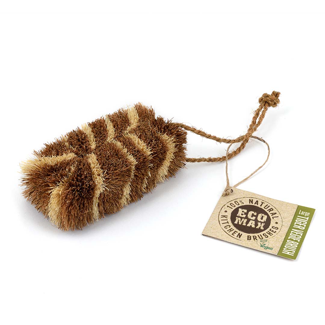 Eco Max Coconut Tiger Fibre Vegie Brush