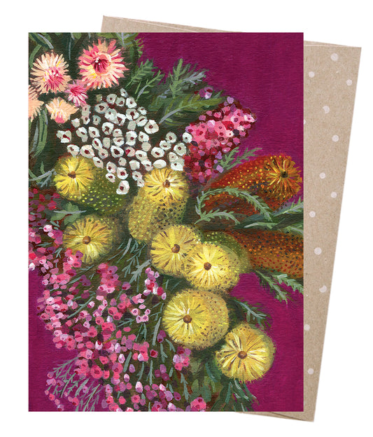 Earth Greetings Card - Flower Chain
