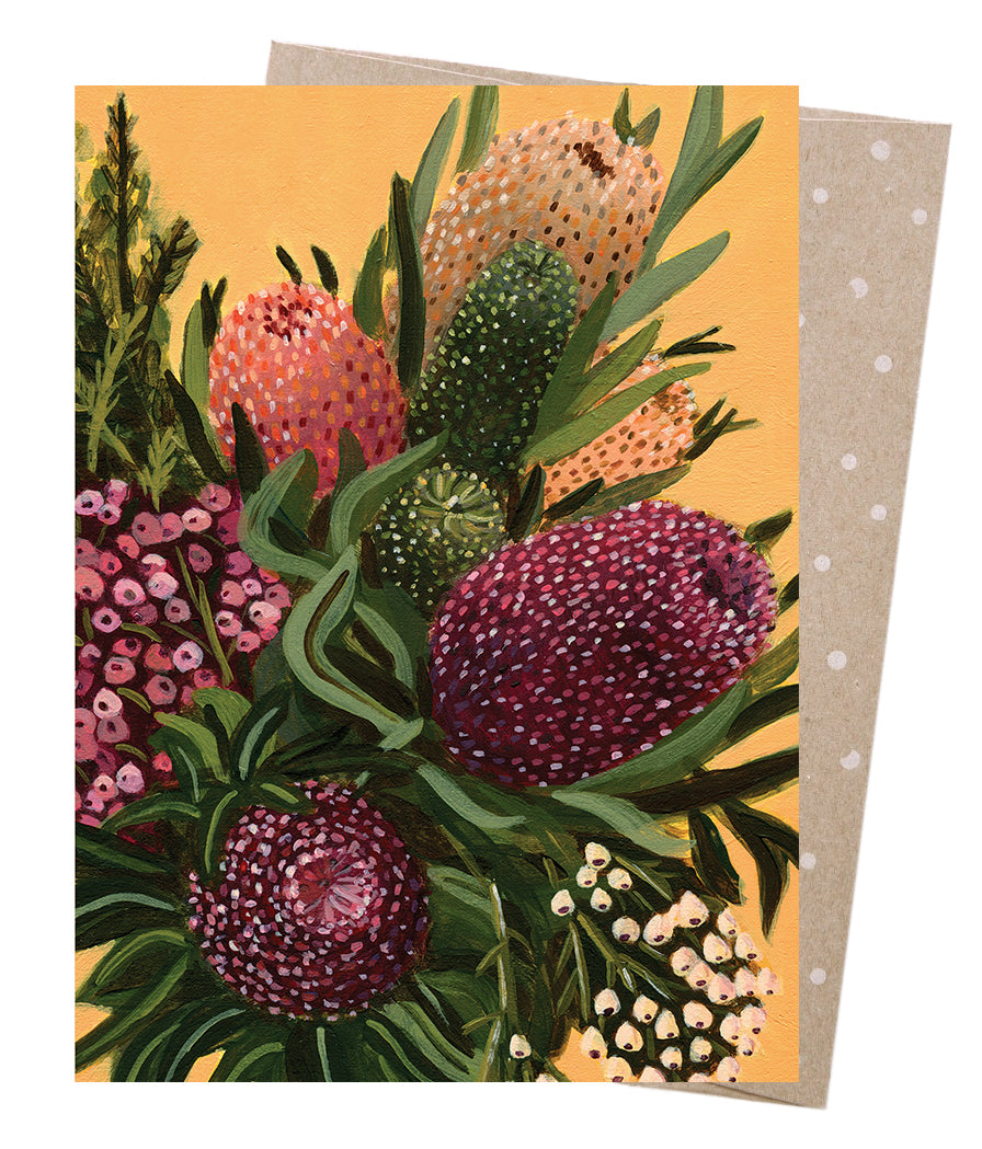 Earth Greetings Card - Flower Explosion
