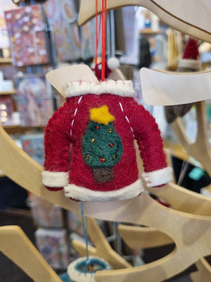 Christmas Jumper Christmas Tree Decoration