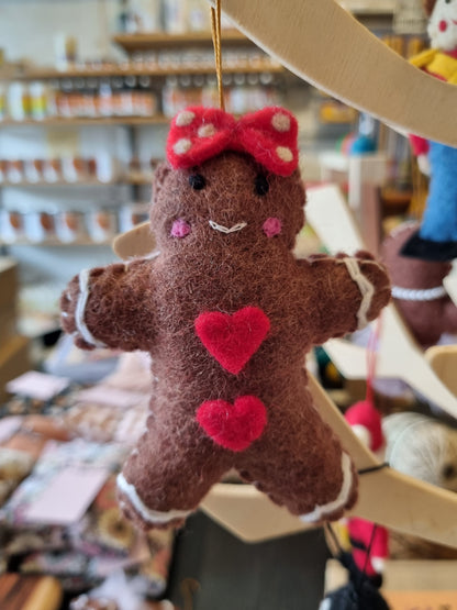 Gingerbread People Christmas Tree Decorations