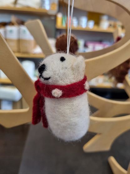 Polar Bear Christmas Tree Decoration