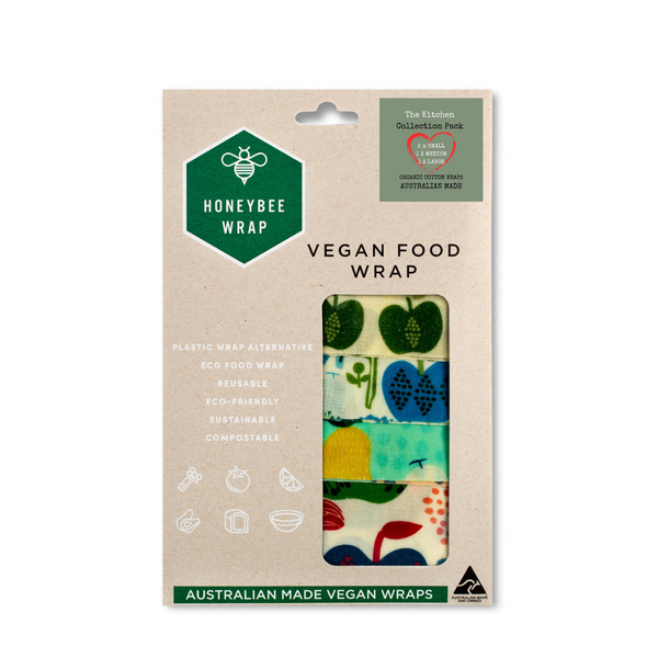 Vegan Wax Wraps - Kitchen Collection Pack