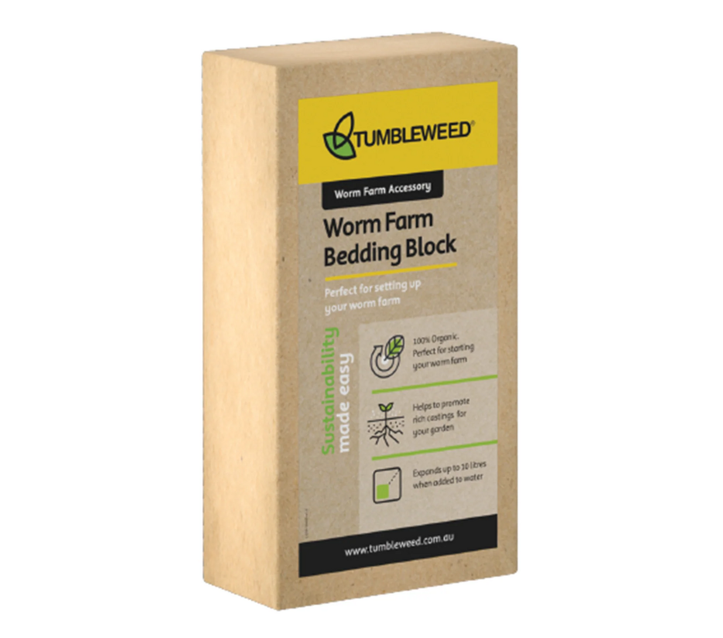 Worm Farm Bedding Block